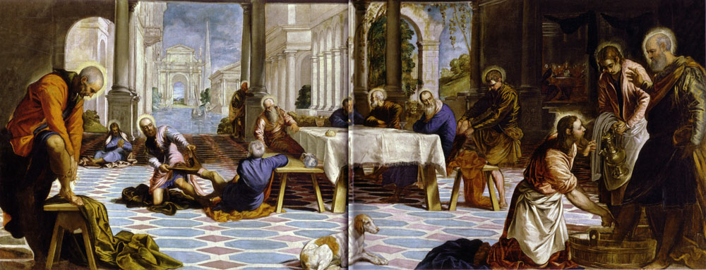Ο Χριστός πλένει τα πόδια των μαθητών - Jacopo Tintoretto